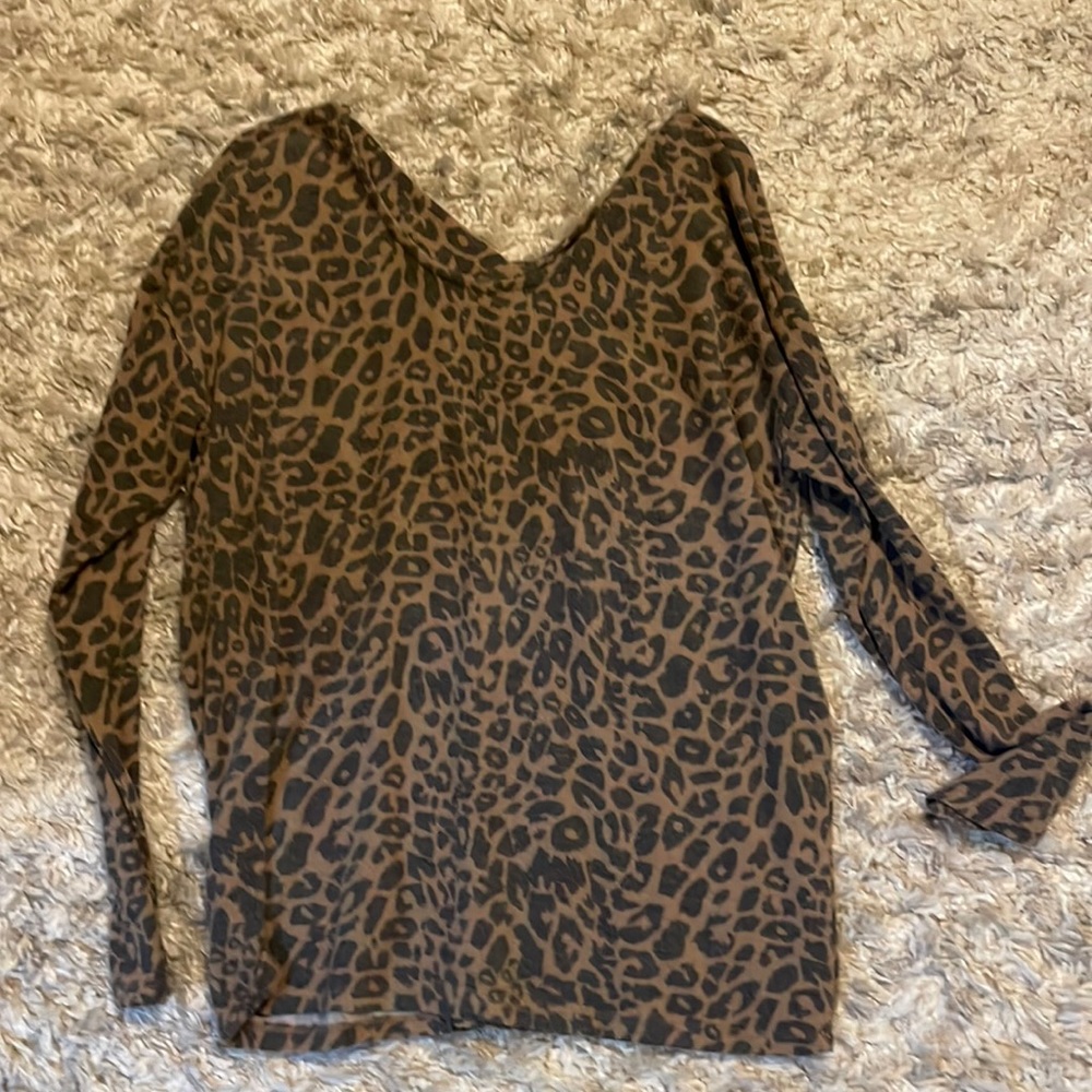 Cheetah Print Sweater